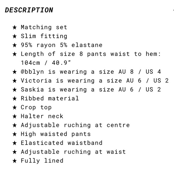 NWT Princess Polly Catarine matching set - Picture 9 of 15